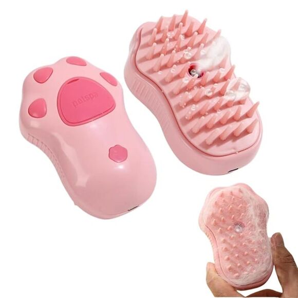 Cat Steam Brush for Shedding - 4 in 1 Cat Steam Brushes For Indoor, - Picture 1 of 6